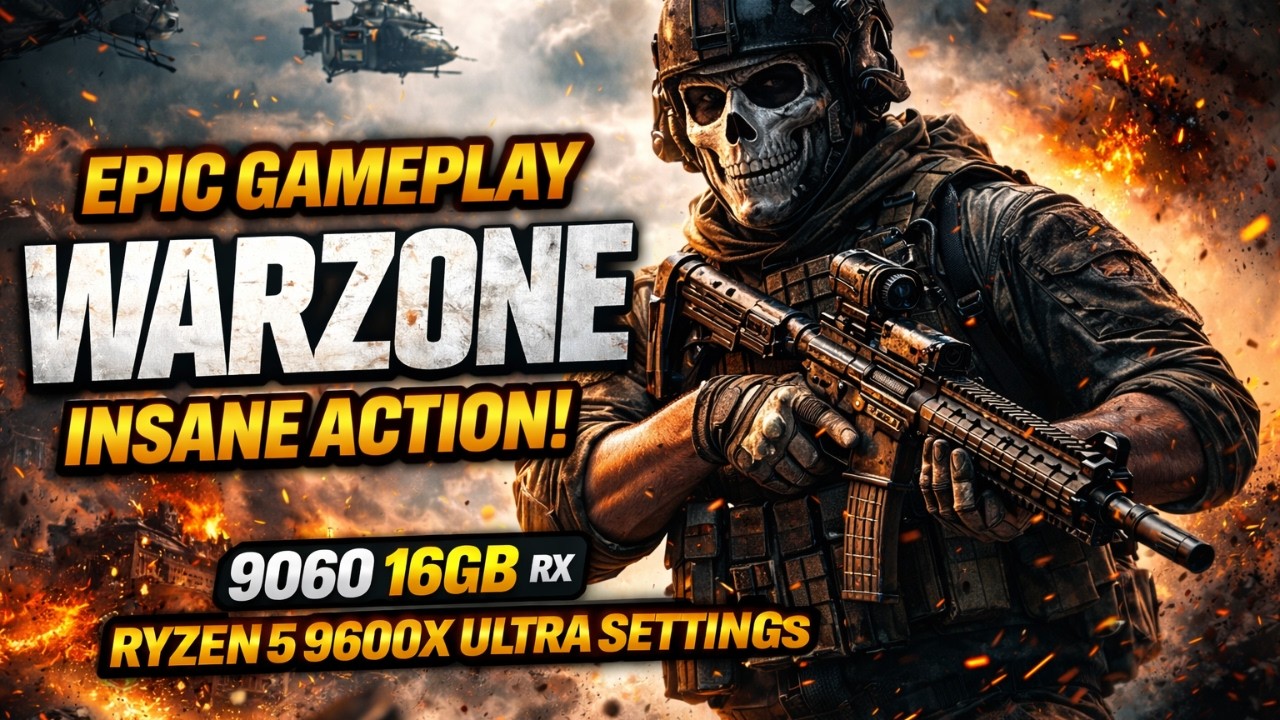 🔥 29 kills Warzone Gameplay | RX 9060 XT 16GB + Ryzen 5 9600X | #gaming #warzone #gameplay