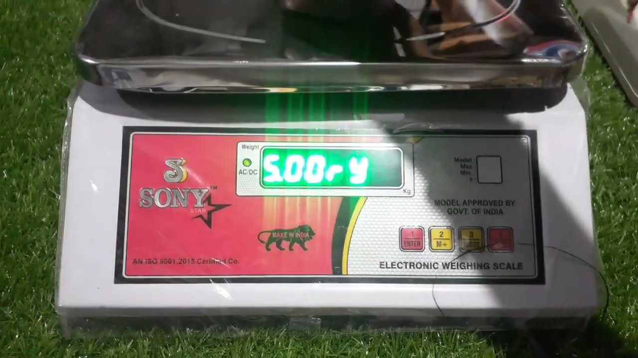 Electronic Weighing Scale Sorry Problem