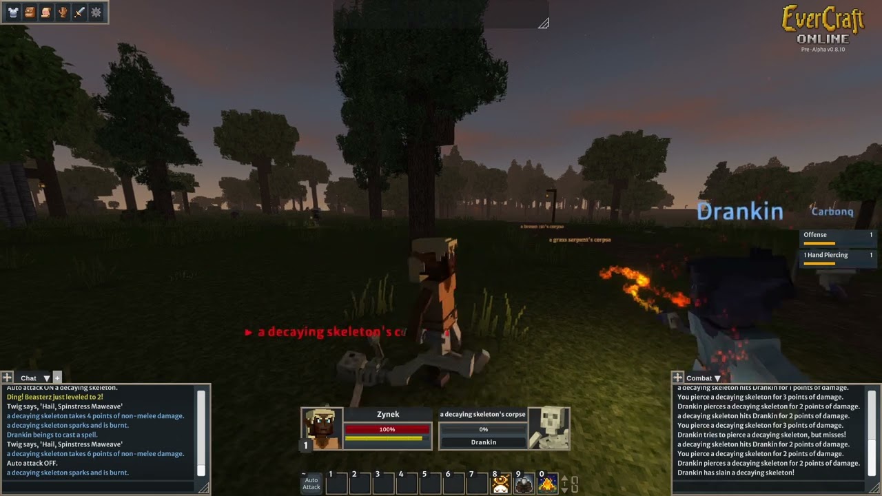 EverCraft Online Alpha | My First Quest | Rogue | New EverQuest / Minecraft Style Game!