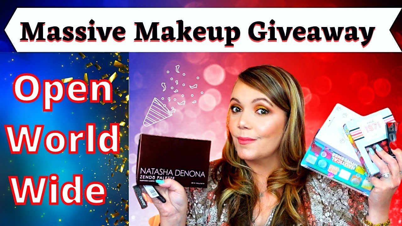 MASSIVE MAKEUP GIVEAWAY 2021| Huge Monthly Giveaway, Open Worldwide!