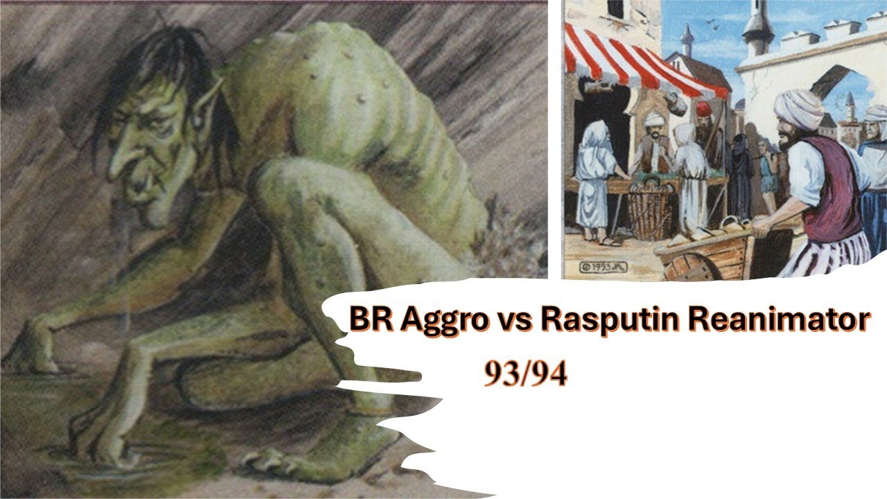 BR Aggro vs Rasputin Reanimator - X-Points - Special Edition 2 - Match 1 - #oldschoolmtg - #mtg9394