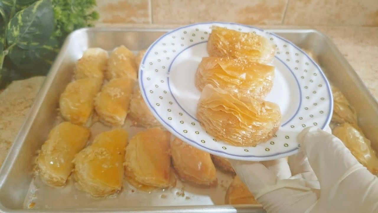 وربات الجلاش الحلو المورق الخفيف احسن من أى حلوانى