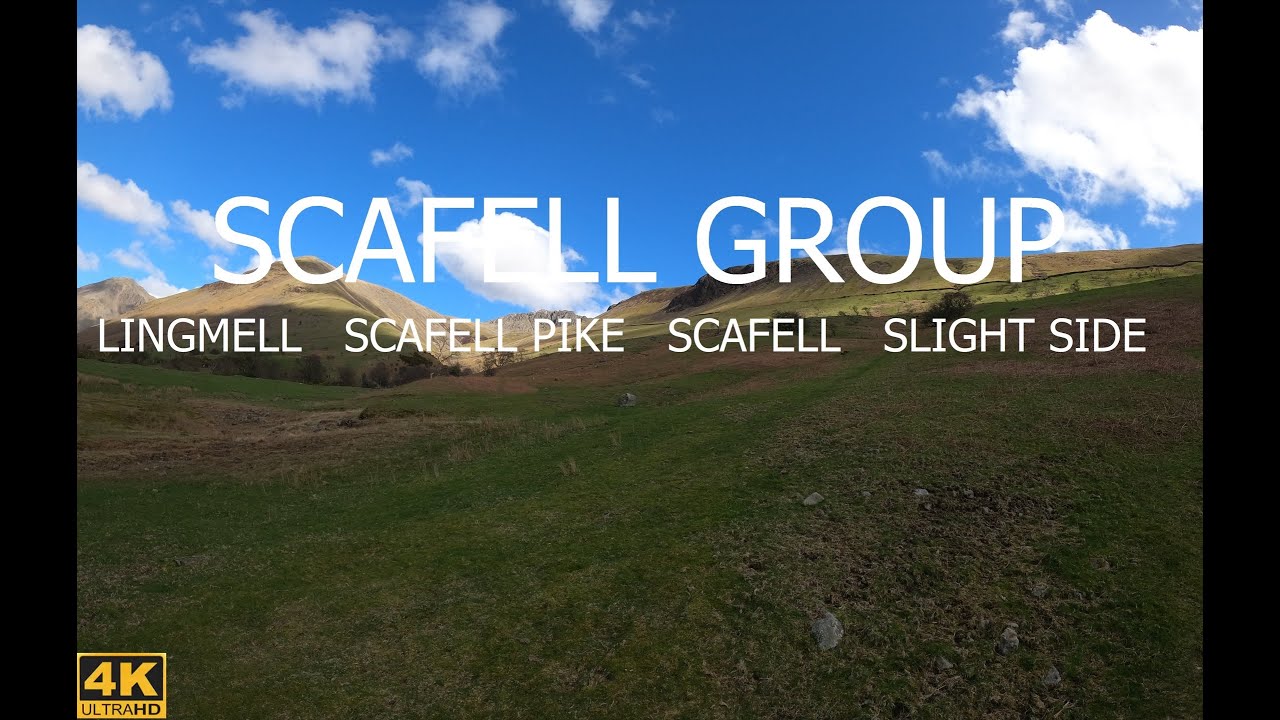 SCAFELL GROUP - LINGMELL, SCAFELL PIKE, SCAFELL, SLIGHT SIDE