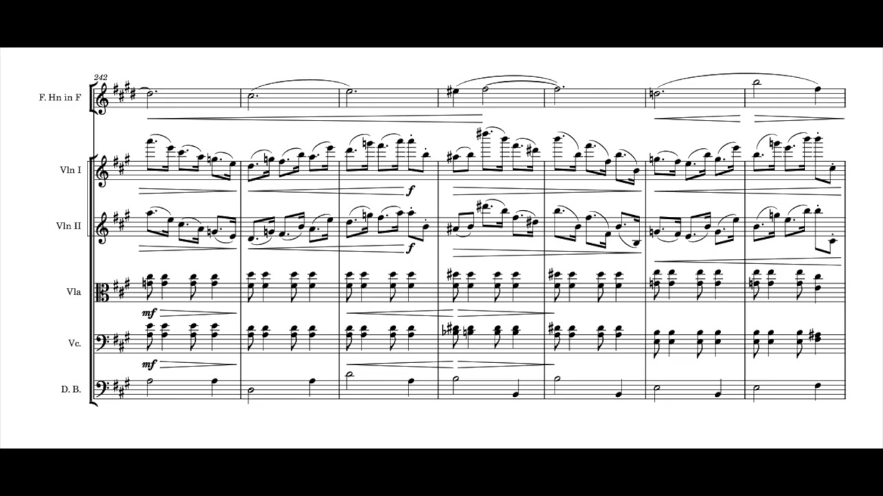 Symphony in E: 