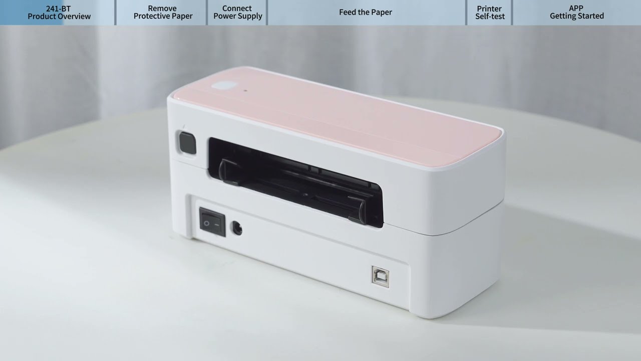 Учебное пособие по Phomemo PM-241BT: как использовать и настроить принтер для печати этикеток на ...
