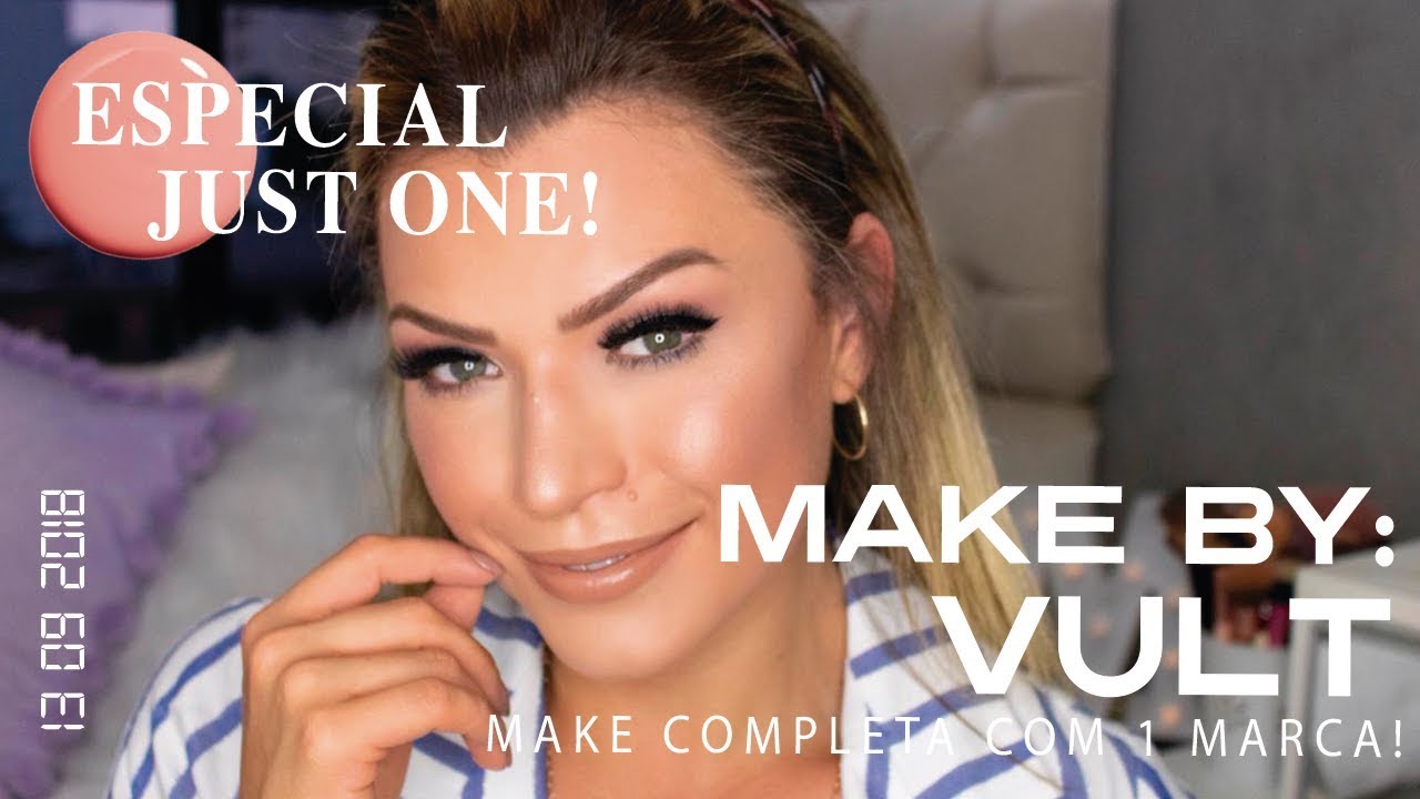 MAKE COMPLETA COM PRODUTINHOS VULT #EspecialJustOne