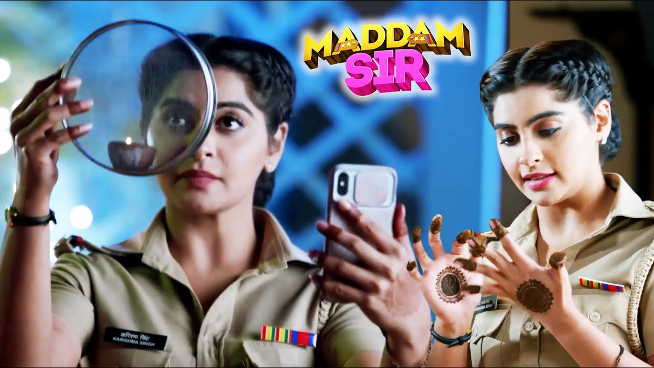 थाने में Karishma Singh ने लगाई करवाचौथ की सुन्दर सी मेहंदी ! | Maddam Sir Comedy
