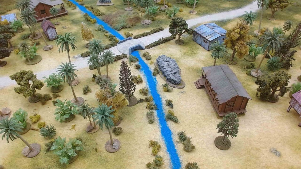 Tabletop Command Post After Dark- Bolt Action