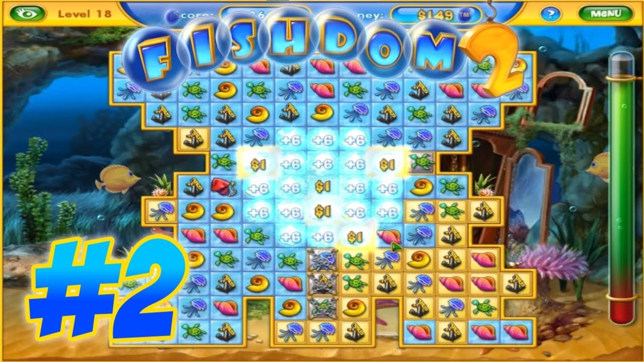 Fishdom 2 [PC] - Gameplay Part 2 - (Level 11-20) - Deep Sea Farm - Old Match 3 Games