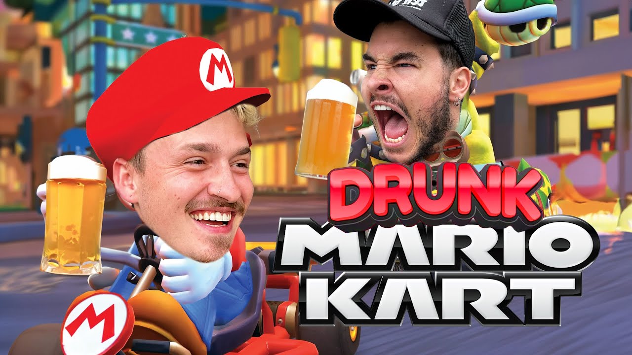 Drunk Mario Kart w/ Kian Lawley, Ryan Abe & Devonte