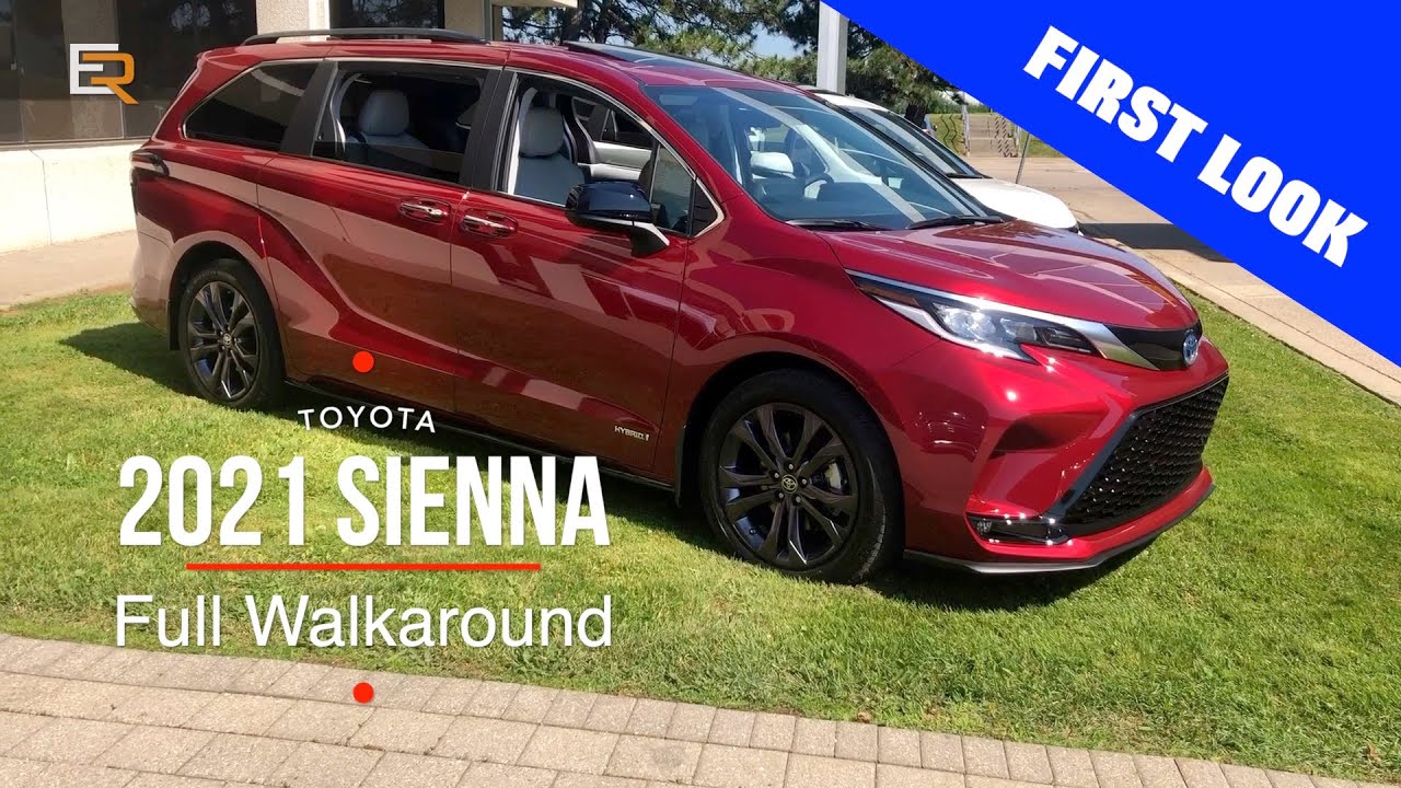 2021 Toyota Sienna  Full Walkaround - Hybrid, AWD, Fridge and a Vacuum?