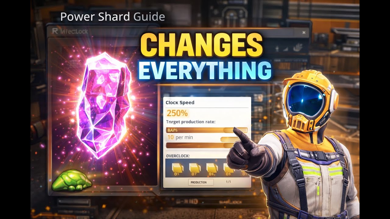 Satisfactory  Power Shard Guide (Here&rsquo;s Why It Changes EVERYTHING ‼️)