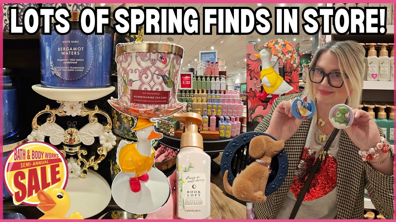 SO MANY NEW SPRING FINDS IN STORE at Bath & Body Works | STORE WALK THRU | #bathandbodyworks