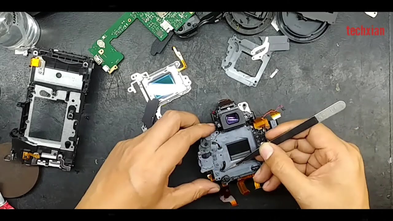Canon 850D deffective shutter blade/disassemble/fix