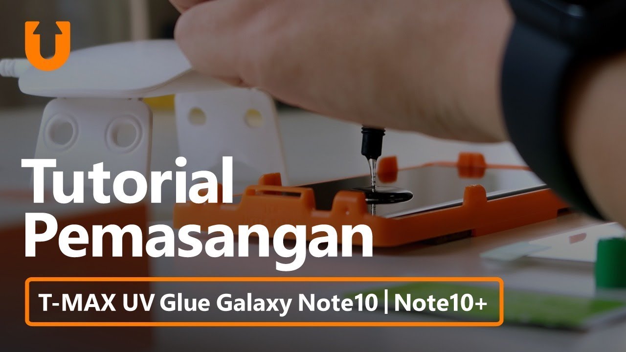 Tutorial T-Max UV Glue Tempered Glass Galaxy Note10+ & S10 FINGERPRINT TRICK 100% WORK by UNOMAX