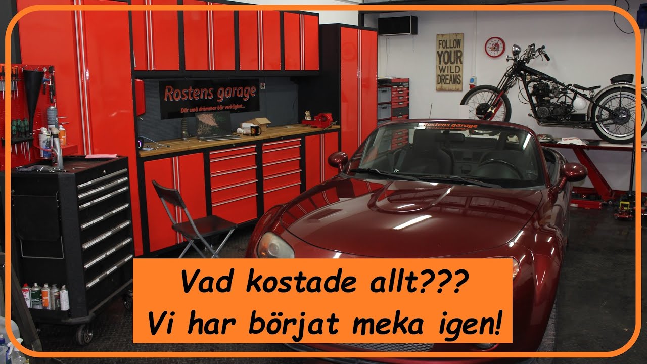 Äntligen är det dags att meka lite! Men först går vi igenom vad garageprojektet kostat.
