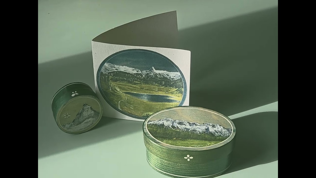 WALLNER 2022-2024. Matterhorn, Funtensee, Unternsberg wahlweise auf Spanschachtel oder als Druck.