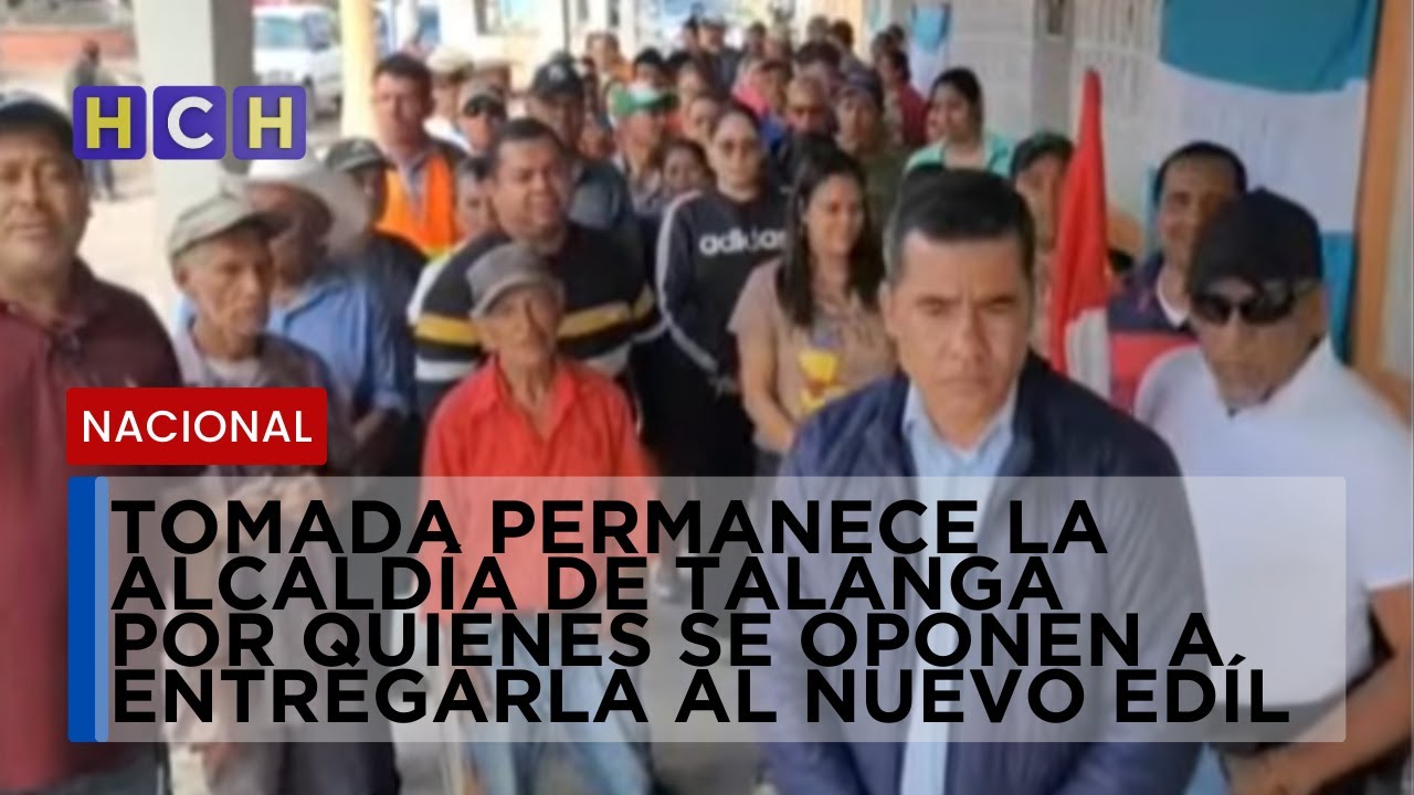 Tomada permanece la alcaldía de Talanga por quienes se oponen a entregarla al nuevo edíl