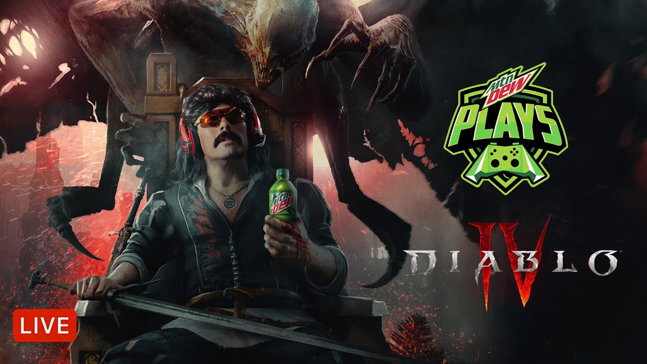 🔴LIVE - DR DISRESPECT - DIABLO IV - MTN DEW PLAYS
