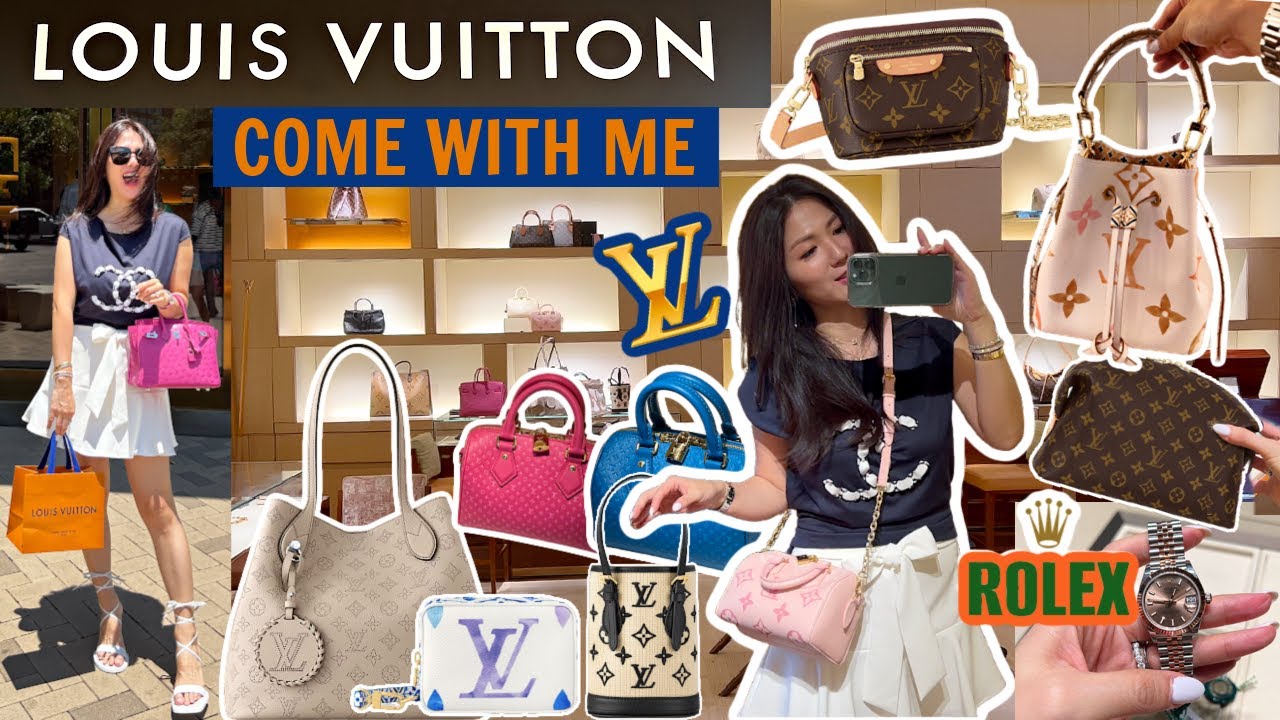COME WITH ME 🛍 LOUIS VUITTON SHOPPING VLOG | ROLEX, BURBERRY, H-MART | CHARIS IN TEXAS 🇱🇷