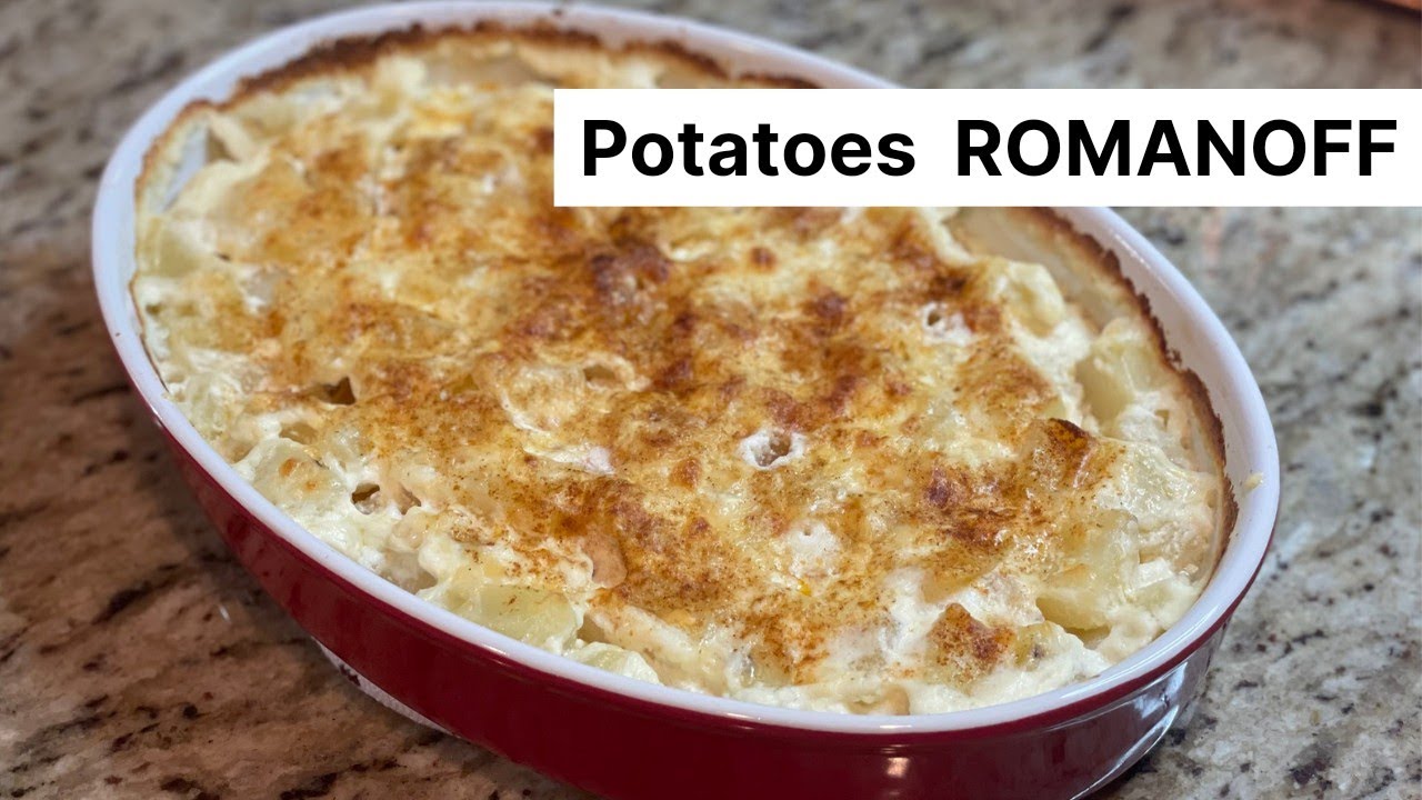 Great steakhouse potatoes! | Potatoes Romanoff!