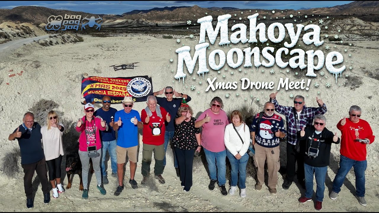 Mahoya Moonscape Xmas Drone Meet!