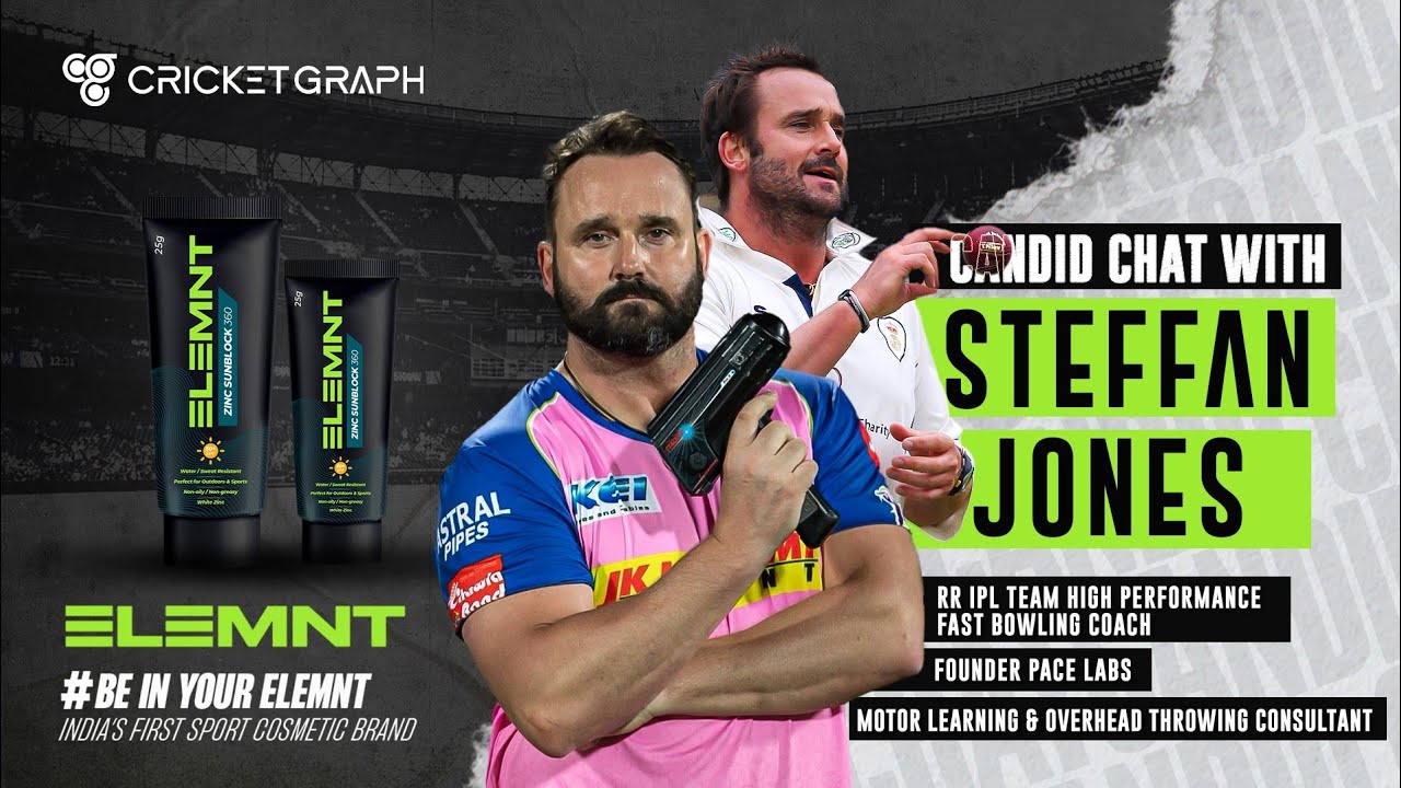 FAST BOWLING MASTERCLASS ft. STEFFAN JONES (Virtual) Powered By Element #cricket #youtube