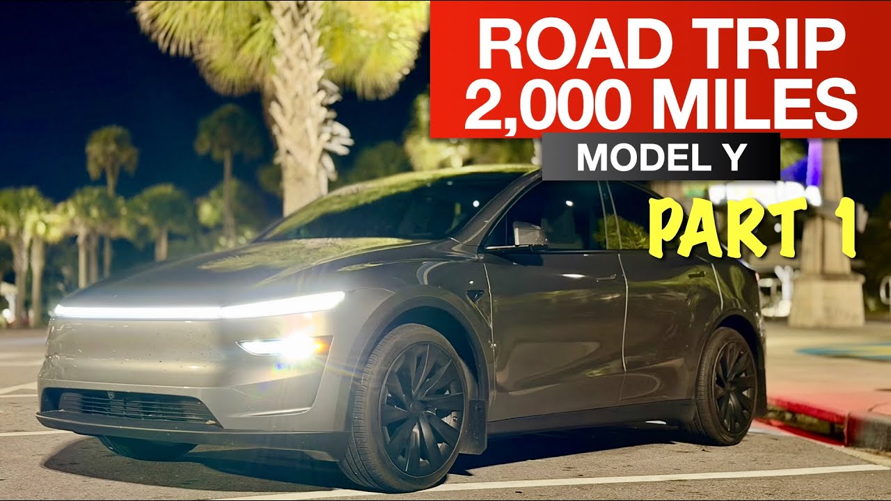 Tesla Model Y - 2,000 Miles Florida to Indiana Road Trip  Part 1