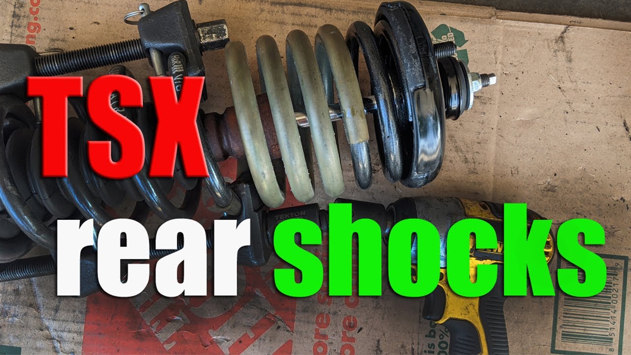 Remove and Disassemble Rear Shocks on 2005 Acura TSX