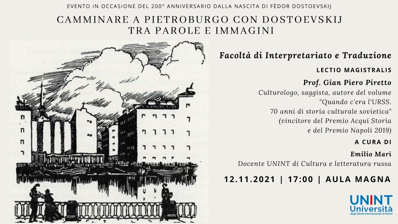 Camminare a Pietroburgo con Dostoevskij tra parole e immagini