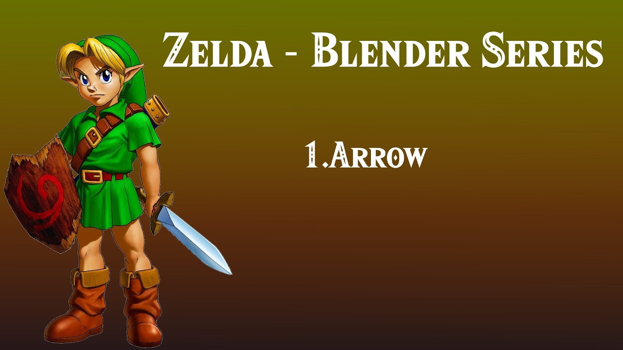 Zelda Blender Series - Modelling Arrow