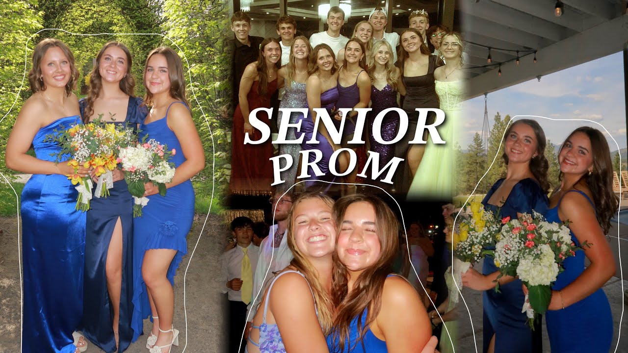 SENIOR PROM!! GRWM & VLOG!🌸🪩🎀