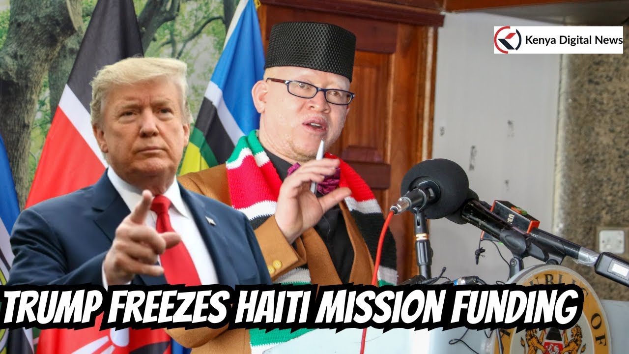 Ruto's Govt Spokesperson Mwaura speaks as US President Trump Freezes Haiti Mission funding!!
