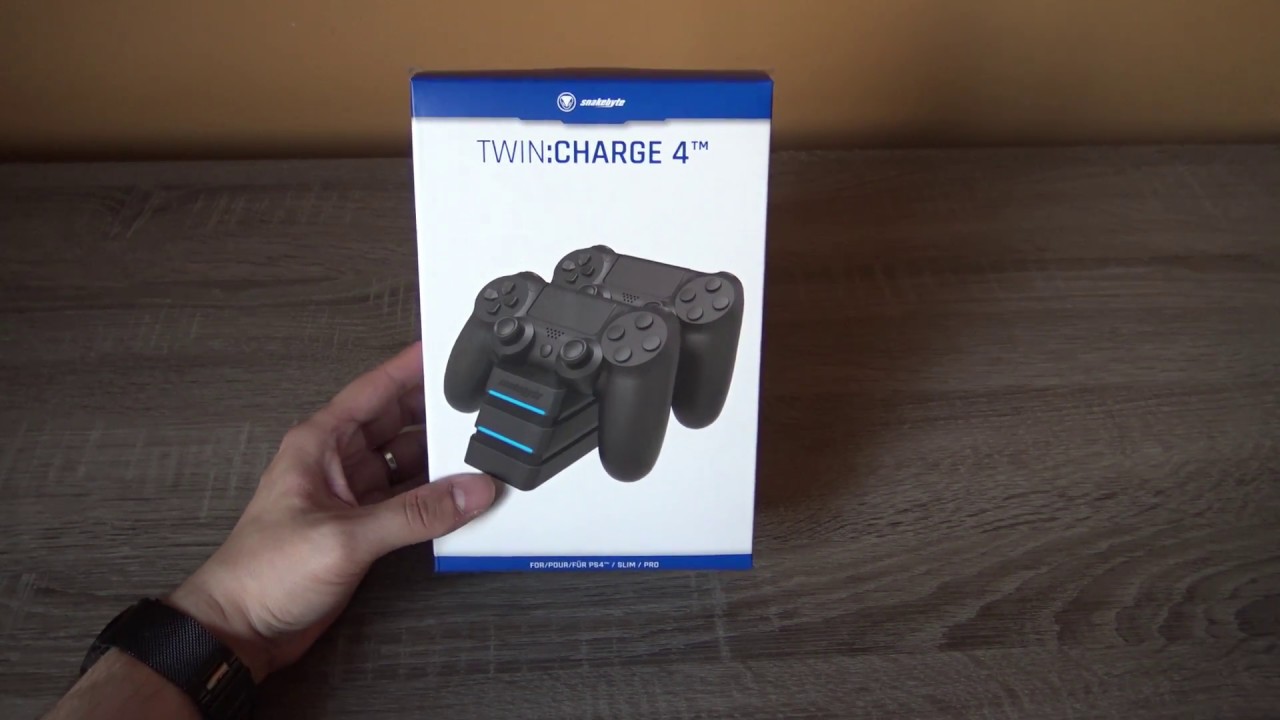 Twin Charge Dual Shock 4 PS4 Snakebyte: Test Review Unboxing FR HD (N-Gamz)