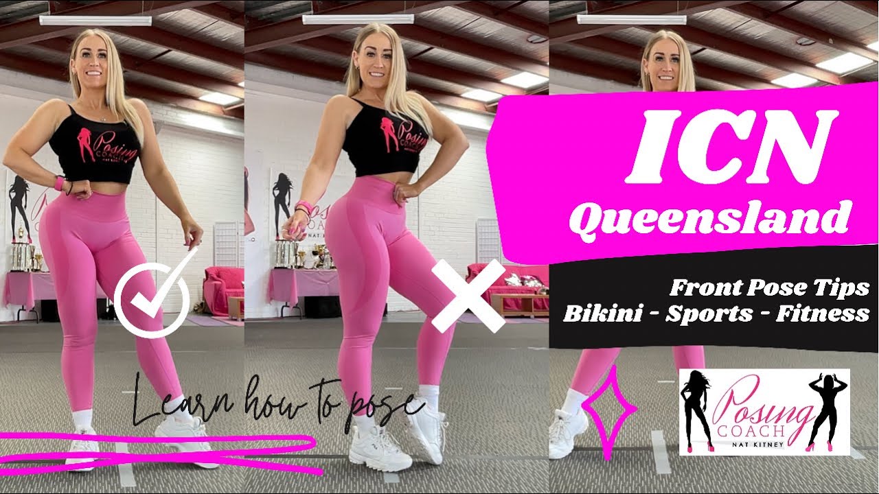 ICN Front Pose - Bikini - Sports - Fitness. Queensland Tropix Sunshine Coast Brisbane.