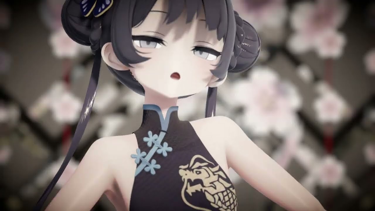 【MMD ブルーアーカイブ Blue Archive】竜華キサキ 曼珠沙華(Manjusyage-マンジュシャゲ)まふまふ
