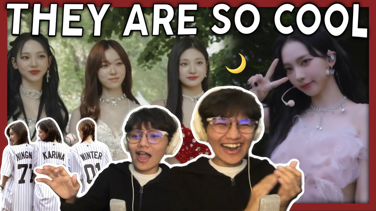 aespa Yankees + Gov Ball + Outside Lands Behind Reaction 🥺😧😵‍💫