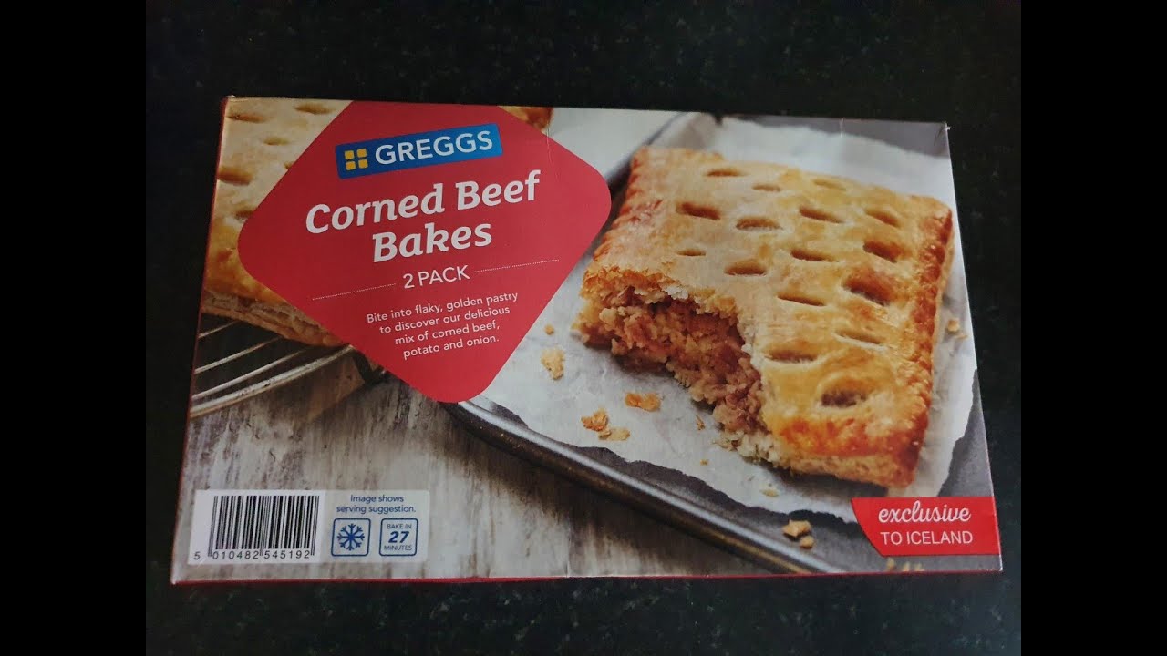 Greggs Corned Beef Bakes Exclusive to Iceland full food review