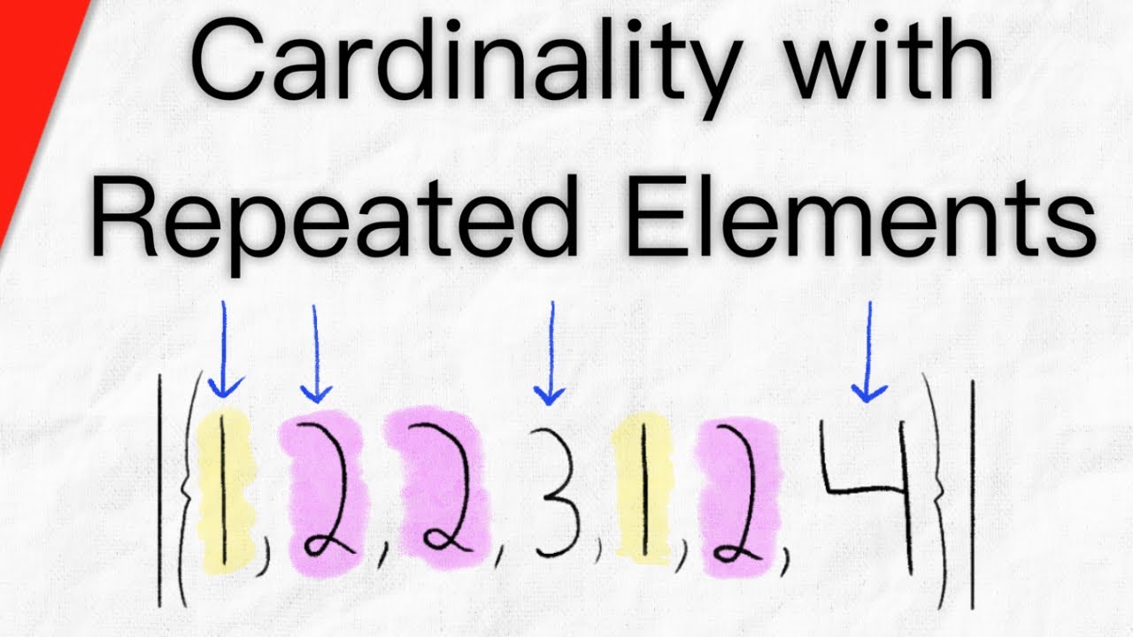 Cardinality of Sets with Repeated Elements | Set Theory