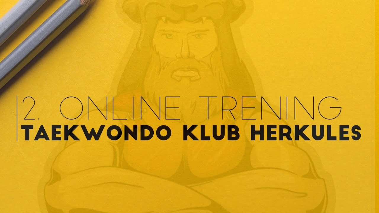 [2. ONLINE TRENING] Drugi tekvondo trening od kuće.