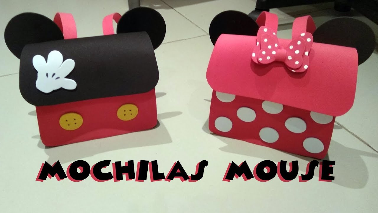 Mochila Minnie mouse goma eva
