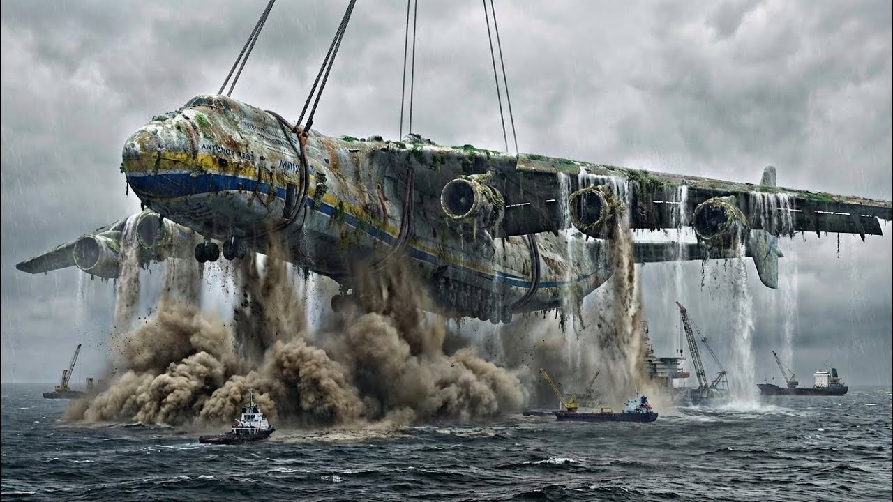 This Giant Aircraft Was Found on the Ocean Floor – Ultra-Realistic ASMR
