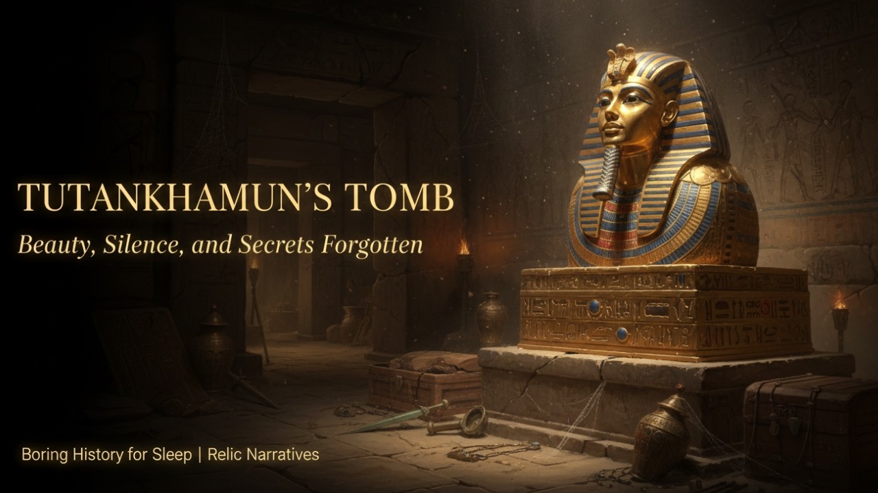 Tutankhamun’s Tomb: Beauty, Silence, and Secrets Forgotten | Boring History for Sleep