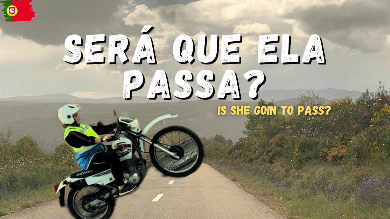 Primeira aula prática - Carta de Moto em Portugal.