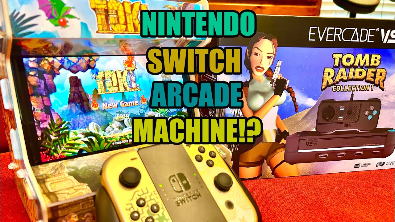 Nintendo Switch Arcade Cabinet!? Plus Evercade VS-R unboxing + setup!!