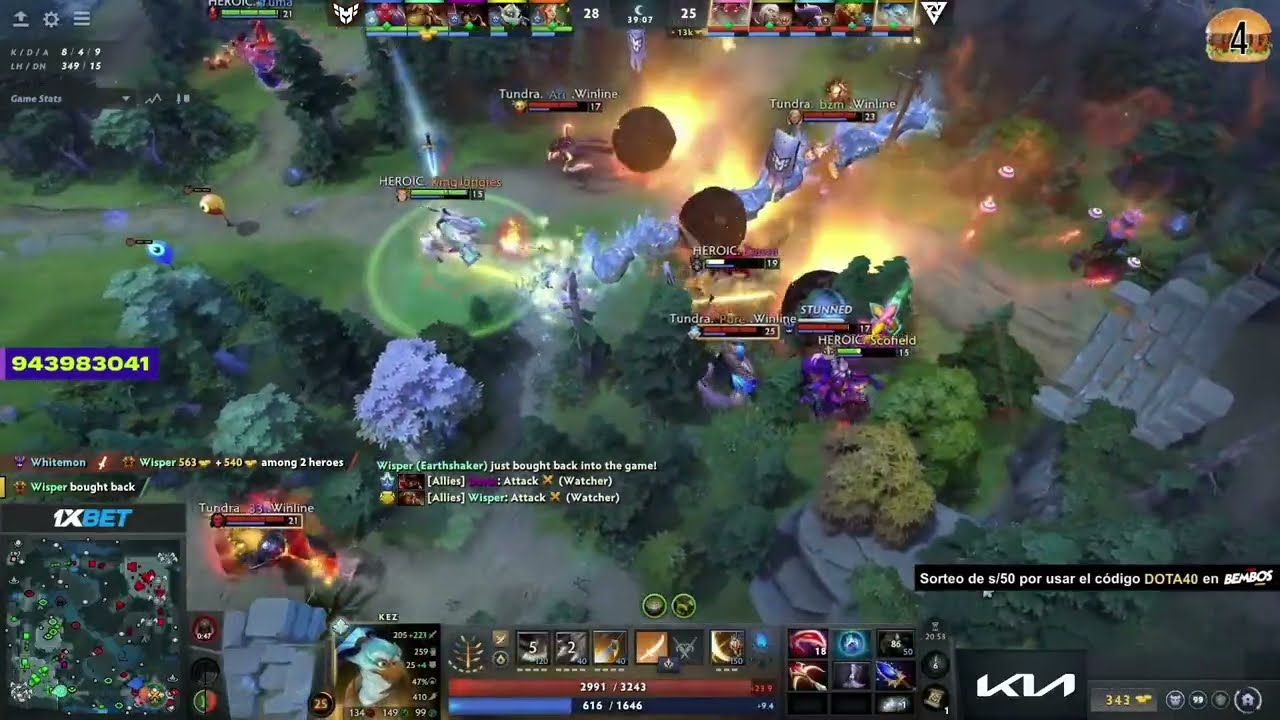 Este Creep de 33 le Cost&oacute; la Partida a Heroic #ohmydota