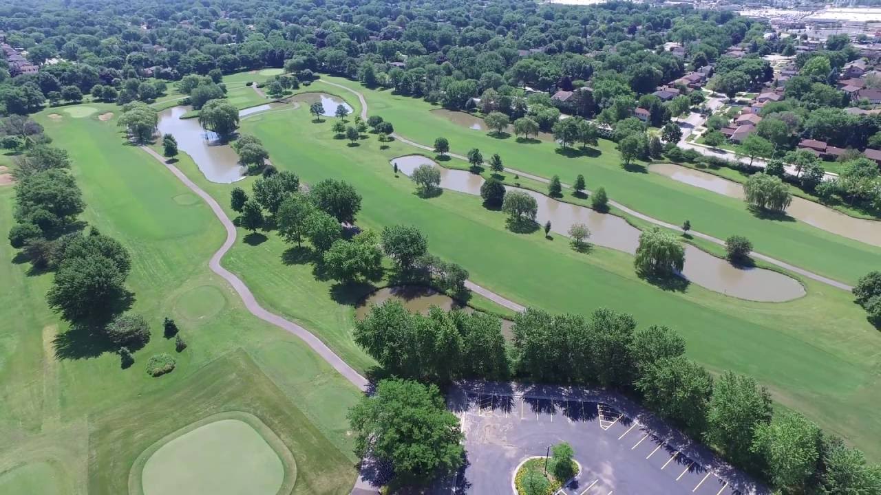 Arlington Lakes Golf Course 360 degree aerial footage
