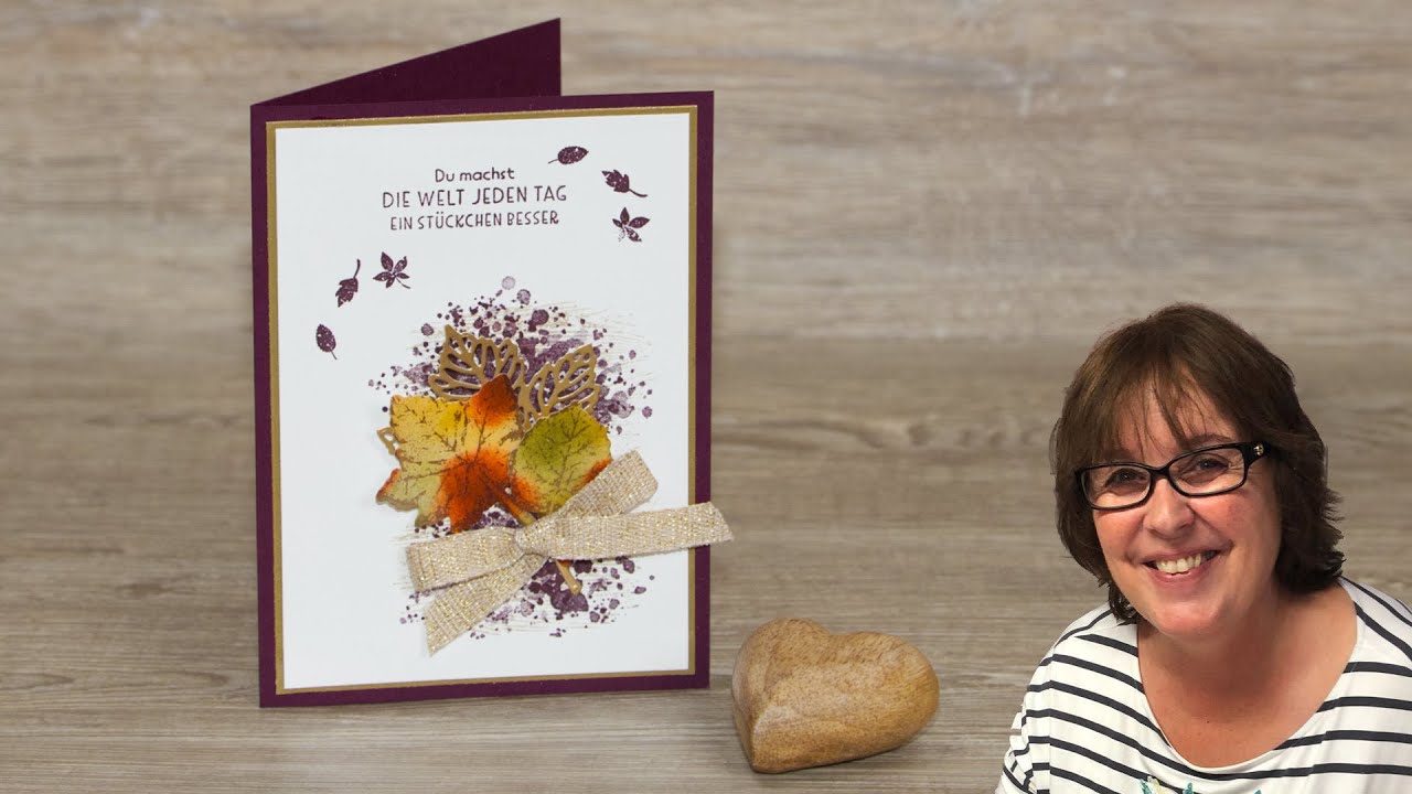Farbenfroher Herbst trifft Joseph’s Coat Technik・Tolle Farbverläufe / Gorgeous leaves・Stampin’ Up!