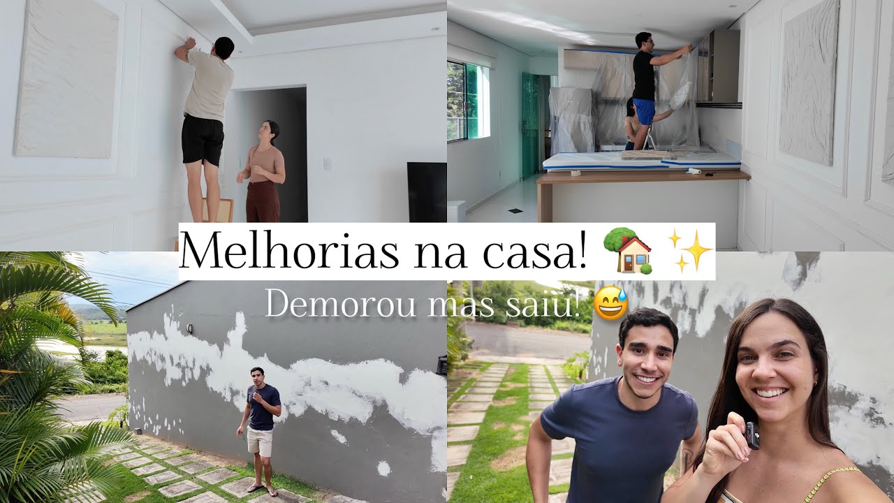 Nossa pequena reforma finalmente terminou, depois de muita espera! 🏡✨