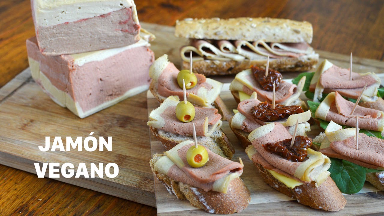 JAMON VEGANO REALISTA DE PROTEÍNA VEGETAL- #PlantBased #Protein